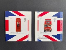 PM16 - British Design Classics (Kiosk & Bus) - Both Stamps from Booklet,SG2911/2