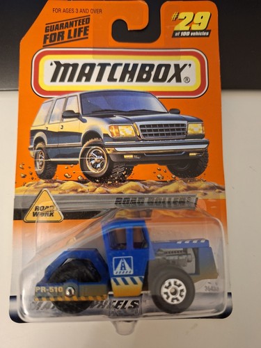 Matchbox road roller - matchbox, (road