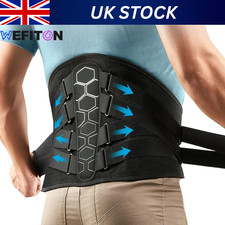 Adjustable Lower Back Brace Lumbar Support Waist Belt for Men Women Pain Relief