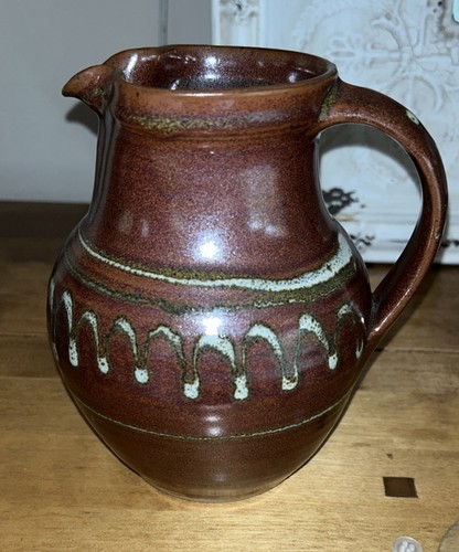 Winchcombe studio pottery jug - pottery,