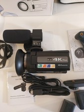 Camcorder Video Camera Ultra HD 4K 48MP Camcorder WIFI Camera Microphone Remote