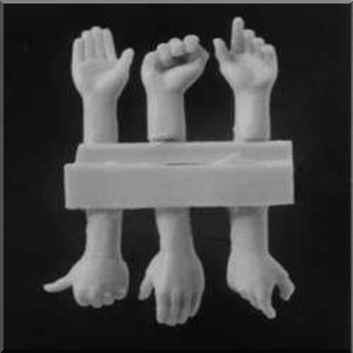 Hornet heads right hands - -,