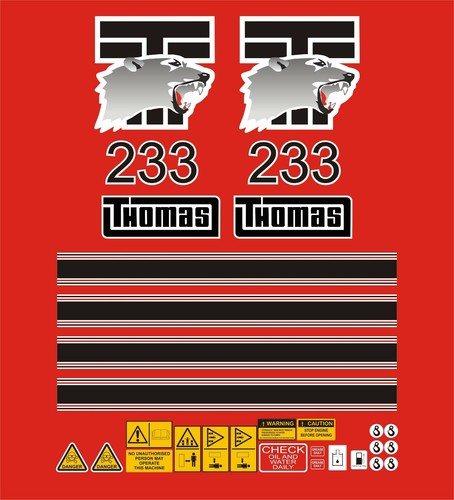 Thomas t233 skid - t233, loader