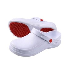 Men/Women Chef Clogs Oil Proof Wear-Resistant Work Shoes Non-Slip Nurse Shoes