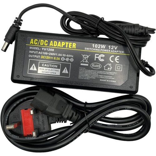 12v 102w power supply - 12v, 8.5a