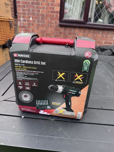 Parkside 20v cordless drill - parkside,
