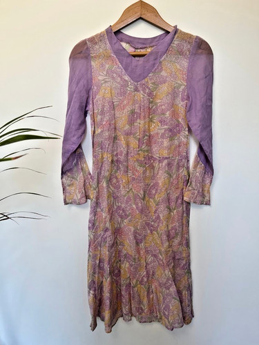 1920s flapper purple - 1920s, sheer