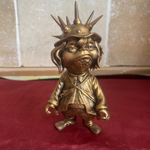 Goblin statue with spiked - statue,