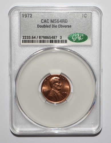 1972 lincoln cent - cent, double