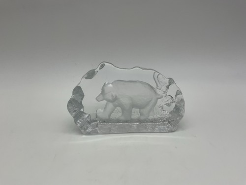 Crystal bear locked in - bear,