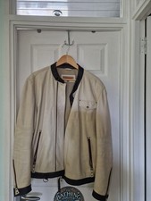  REAL leather Cream Brown