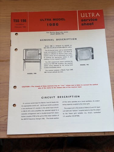 1962 ultra television models - 1962,