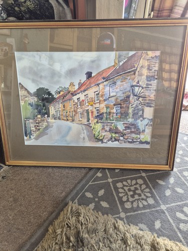 Original water colour hawnby - colour,