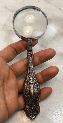 Vintage sterling silver handle - silver,