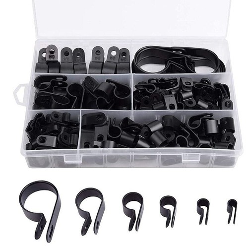200pc clips clamp assortment - clips,