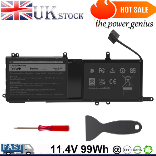 99wh 9njm1 battery for - 99wh,