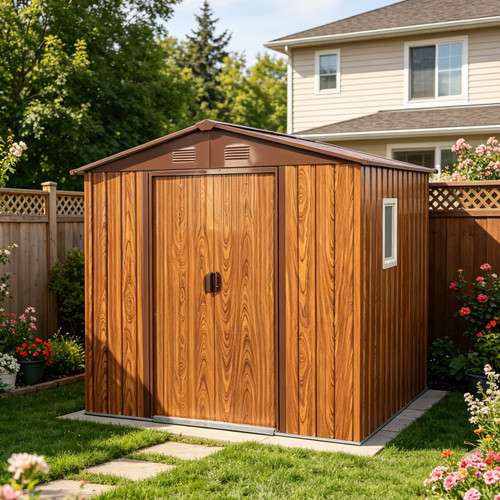 6x6 metal storage shed tool - ft,