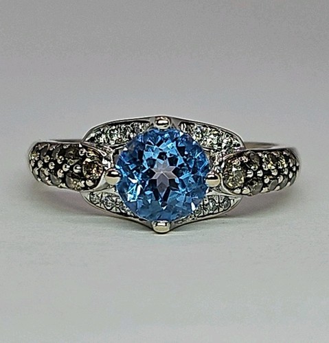 Vian 14k white gold ocean - white,