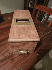 Antique Cash Register Till Gledhill Antique All Original Lovely Dovetail Joints