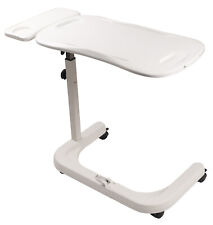 Over Bed or chair table with large height and angle adjustable top overbed 