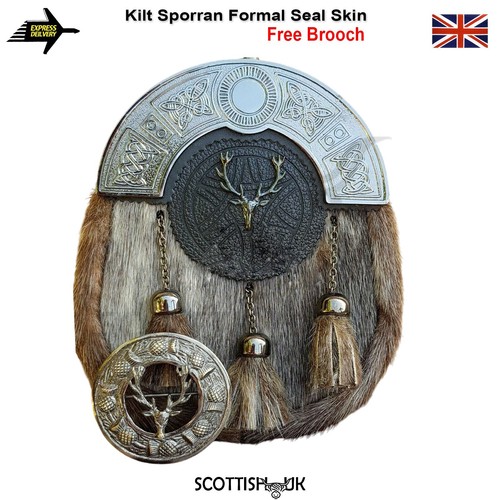 Full dress kilt - full, sporran