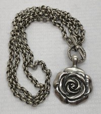 Miglio Silver Tone Necklace 