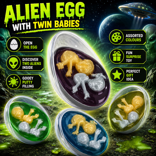 Large space alien - space, with