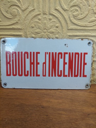 Vintage french enamel fire - enamel,