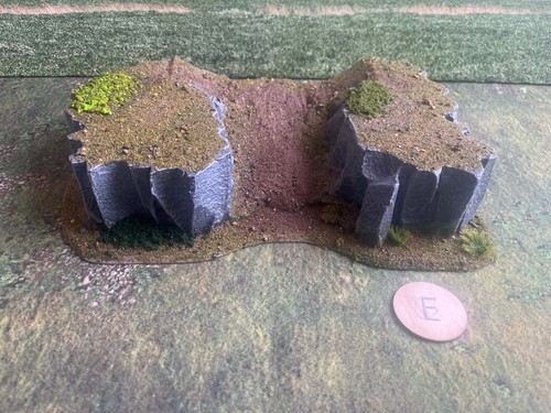 Wargame terrain large rocky - wargame, terrain: