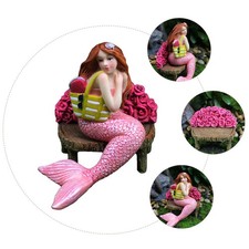  Living Room Ornaments Mermaid Decorations Miniature Figurines Home