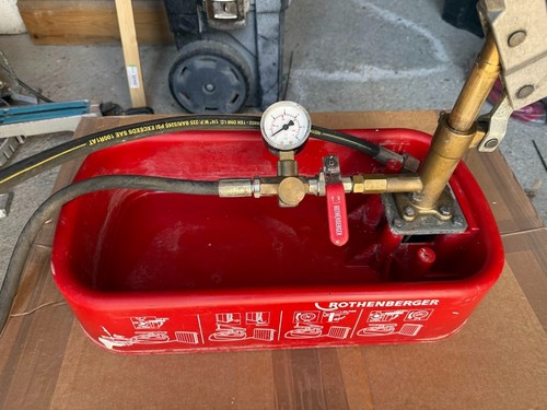 Rothenberger pressure test - pressure,