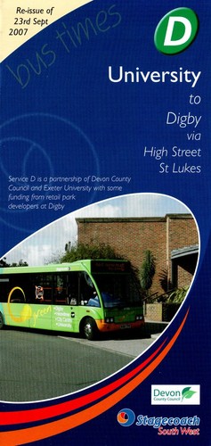 Stagecoach devon route bus - devon,