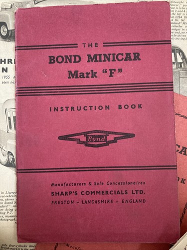 Bond minicar mark owners - -,