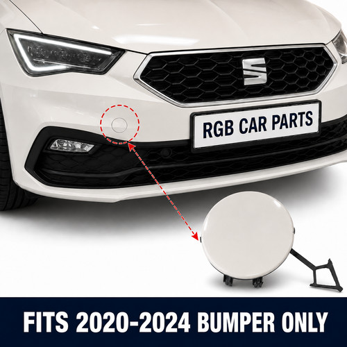 Front tow hook cover - front, towing
