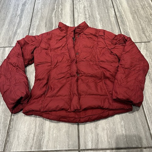 Eddie bauer women red down - eddie,