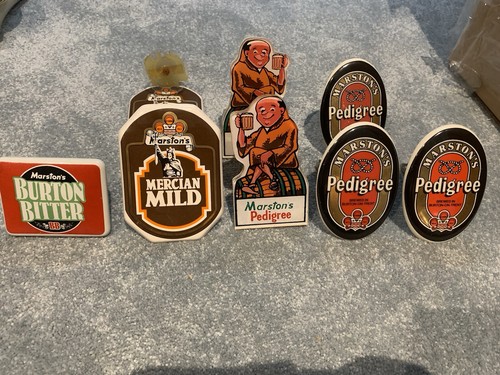 Beer pump handle - brand, clips