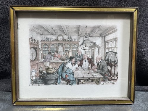 Vintage anton pieck framed - vintage,