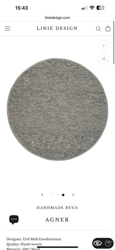 Wool rug 100 linie - linie, design