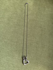 Hot Diamonds Open Double Heart Silver Necklace