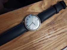 Mens Vintage Omega Cal601 9ct Gold. Working And Keeping Good Time