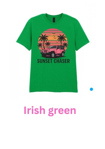 Sunset chaser pink - jeep, t