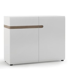 White Gloss Sideboard - 110cm