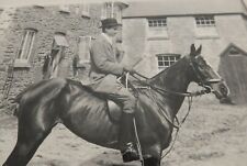 F Stanley of Lynbridge PHOTOGRAPHER  LYNTON AREA  HUNTER STABLE YARD PORTRAIT 