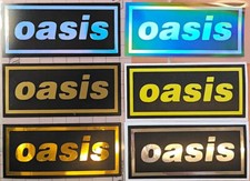 Oasis band rock britpop logo 2 colour premium decal vinyl sticker art car van