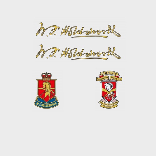 Holdsworth bicycle decals - holdsworth,