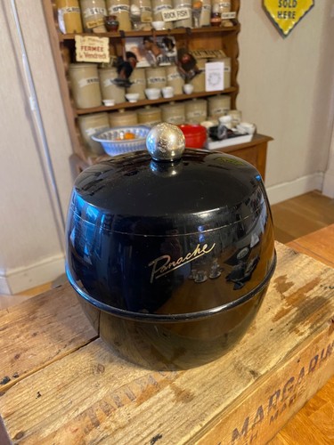 Vintage black plastic insulex - black,