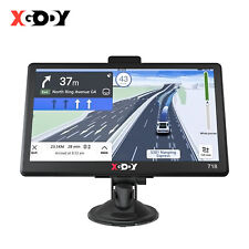 XGODY 7'' Caravan Sat Nav Motorhome GPS Navigation Free UK & EU Lifetime Map POI