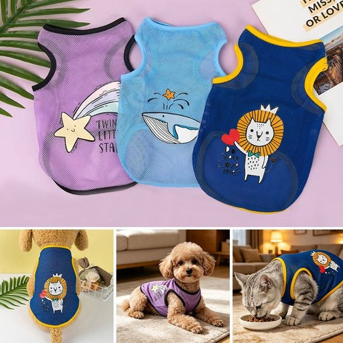 Summer pet vest mesh - mesh, cool