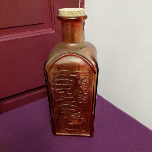 Vintage large lemonade - lemonade, glass