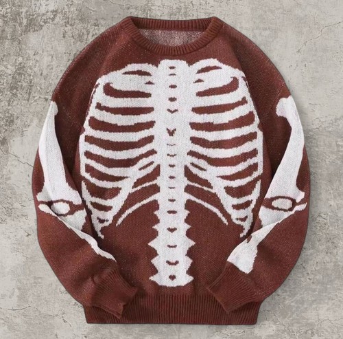Women skeleton jumper - jumper, goth